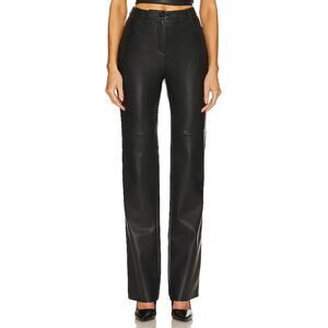 Cultnaked 'Killa' Black Faux Leather Trousers Size XS